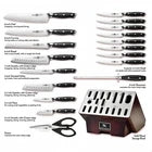Klaus Meyer Stahl High Carbon Steel 19 Piece Knife Block Set