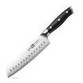 Klaus Meyer Stahl High Carbon Steel 7 inch Santoku Kitchen Chef Knife