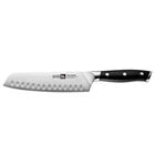 Klaus Meyer Stahl High Carbon Steel 7 inch Santoku Kitchen Chef Knife