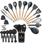 4 Colors Options -- Set Of 35Pcs Kitchen Cooking Utensils Set Spatula Set Baking